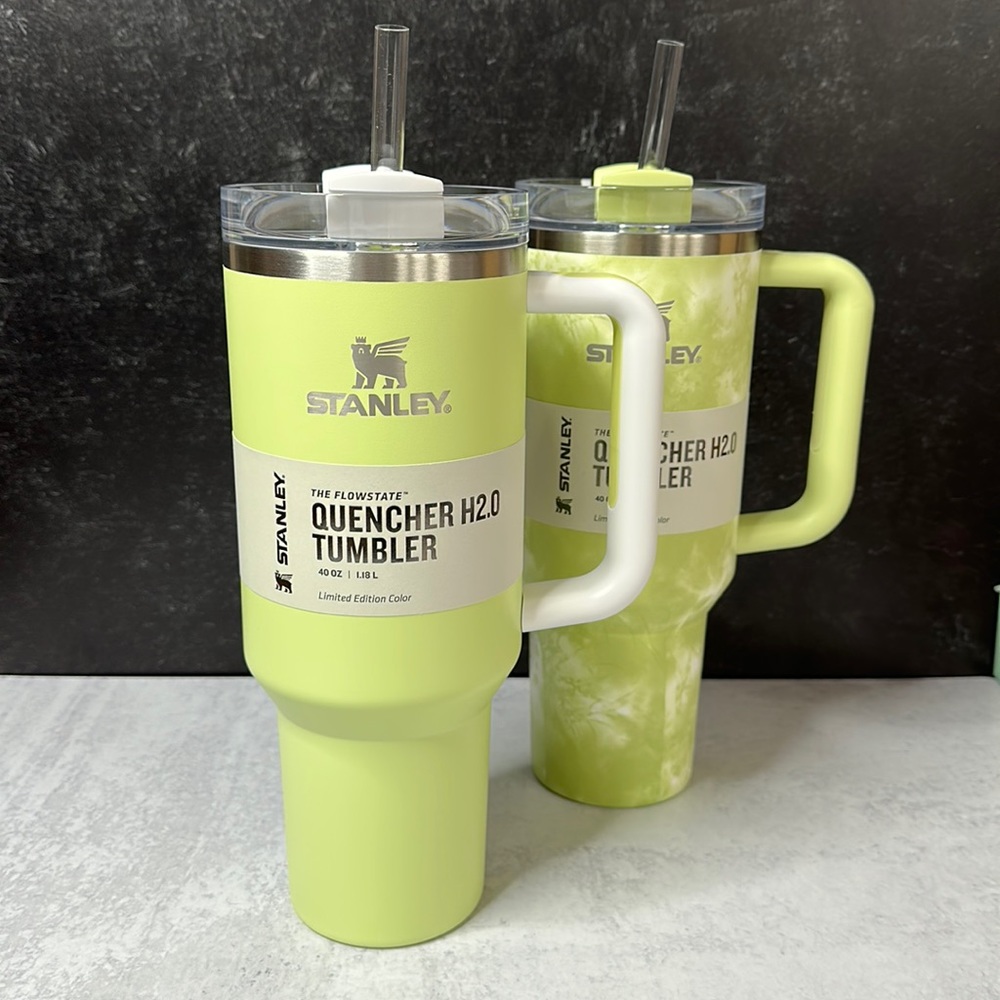 Stanley RARE 40oz Quencher H2.0 Flowstate Tumbler Citron LIMITED EDITION